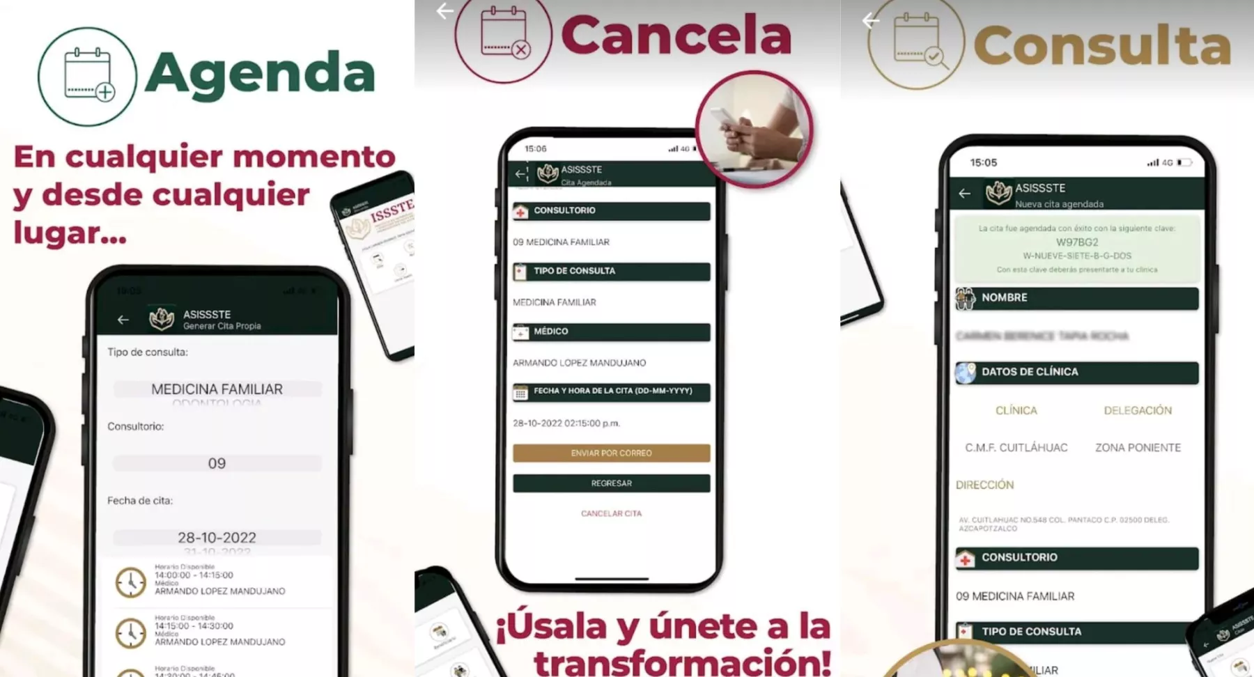 agendar cita ISSSTE con app Asissste