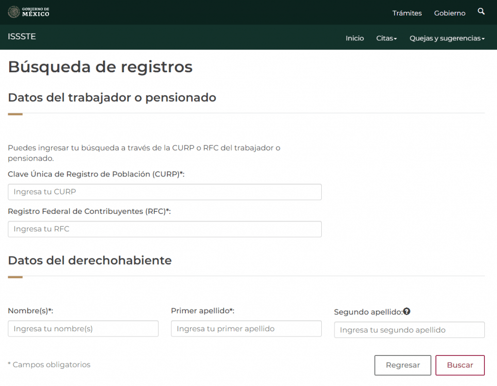 Trámite cancelar cita Issste